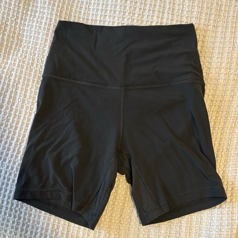 Lululemon Align Gray 4” Biker Shorts
